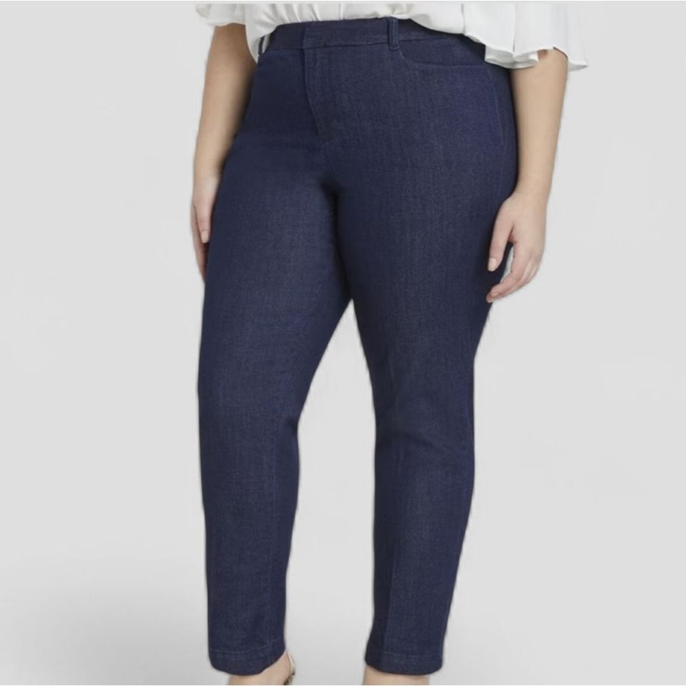 Eloquii Gena Fit Kady Blue Denim Pant Size 22G